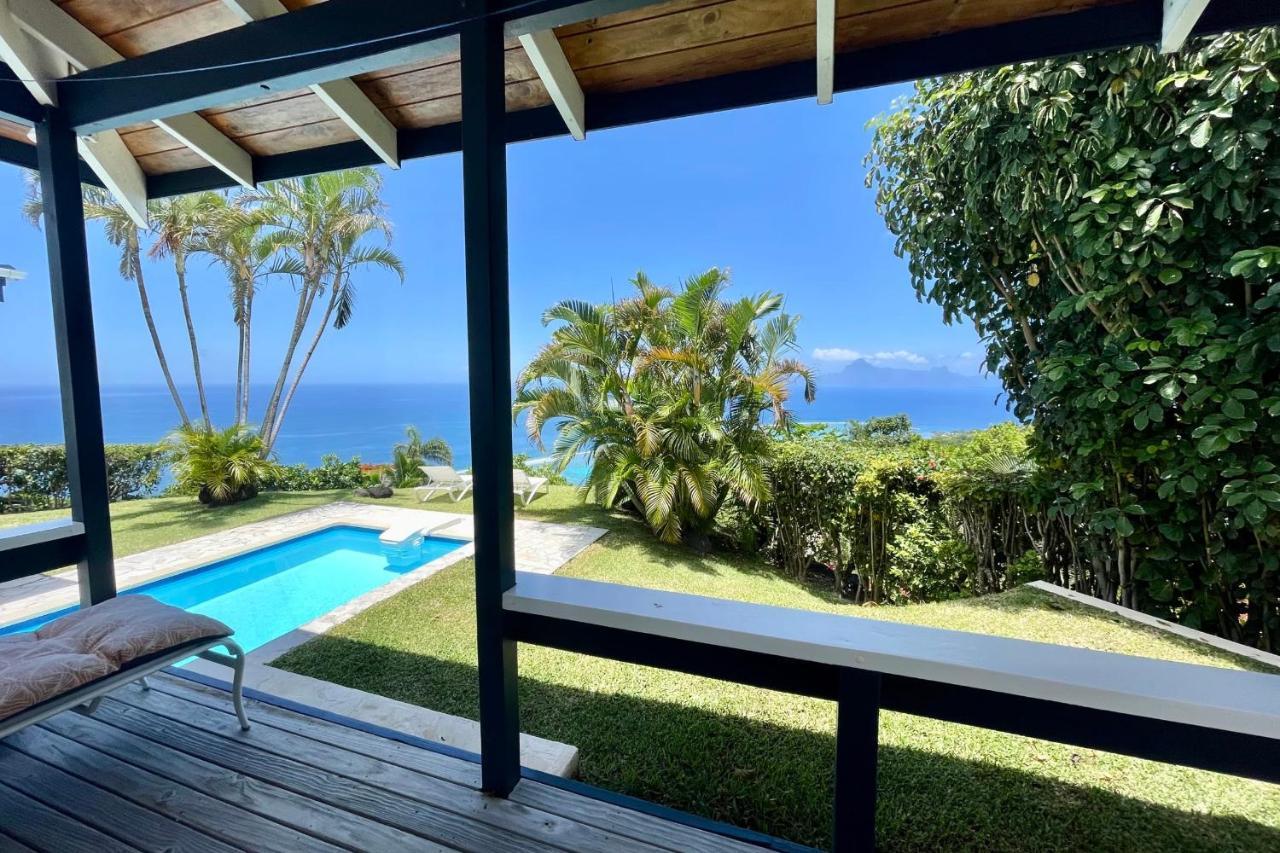 Villa Tiare Amazing View - Private Pool - 4 Bedrooms- Up To 7 Pers 푸나우이아 외부 사진