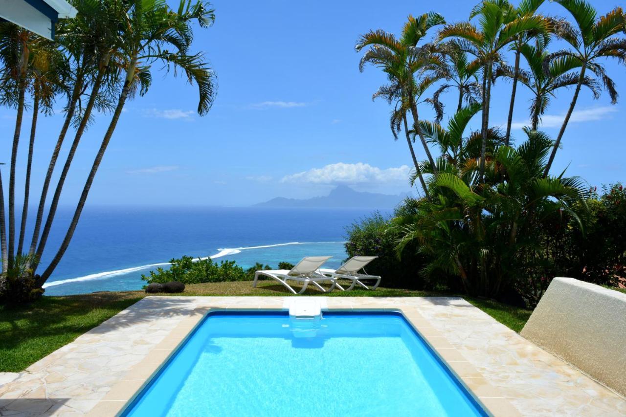 Villa Tiare Amazing View - Private Pool - 4 Bedrooms- Up To 7 Pers 푸나우이아 외부 사진